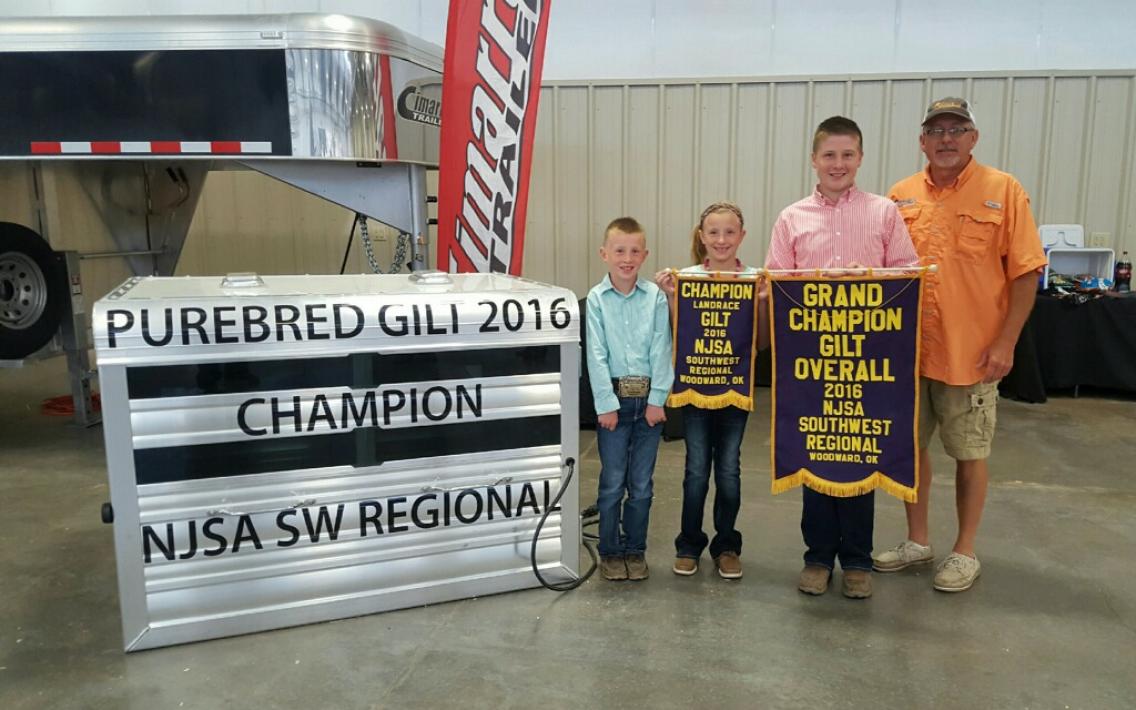 DeRouchey Family Wins NJSA SW District