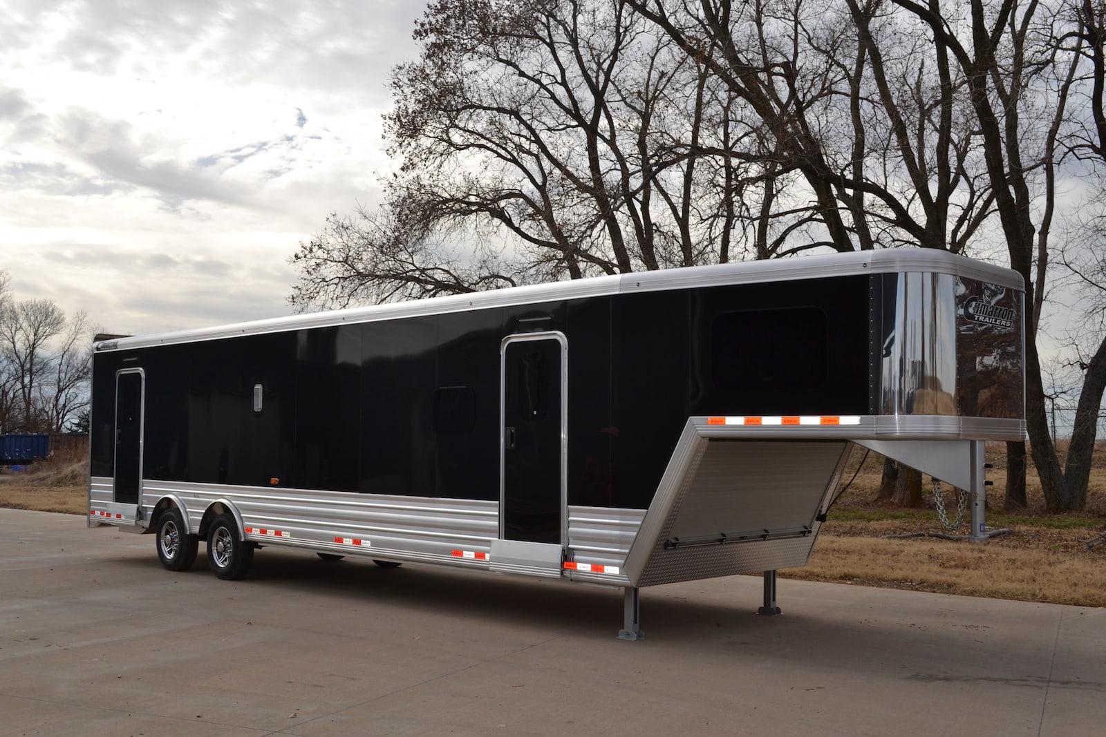 a Cimarron Liveing Quarter trailer