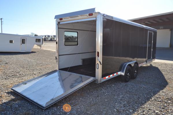 Black Transtar 24&#039; Snowmobile Trailer