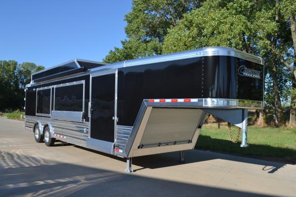 Black Transtar 28' x 8' Show Supply Trailer #12576