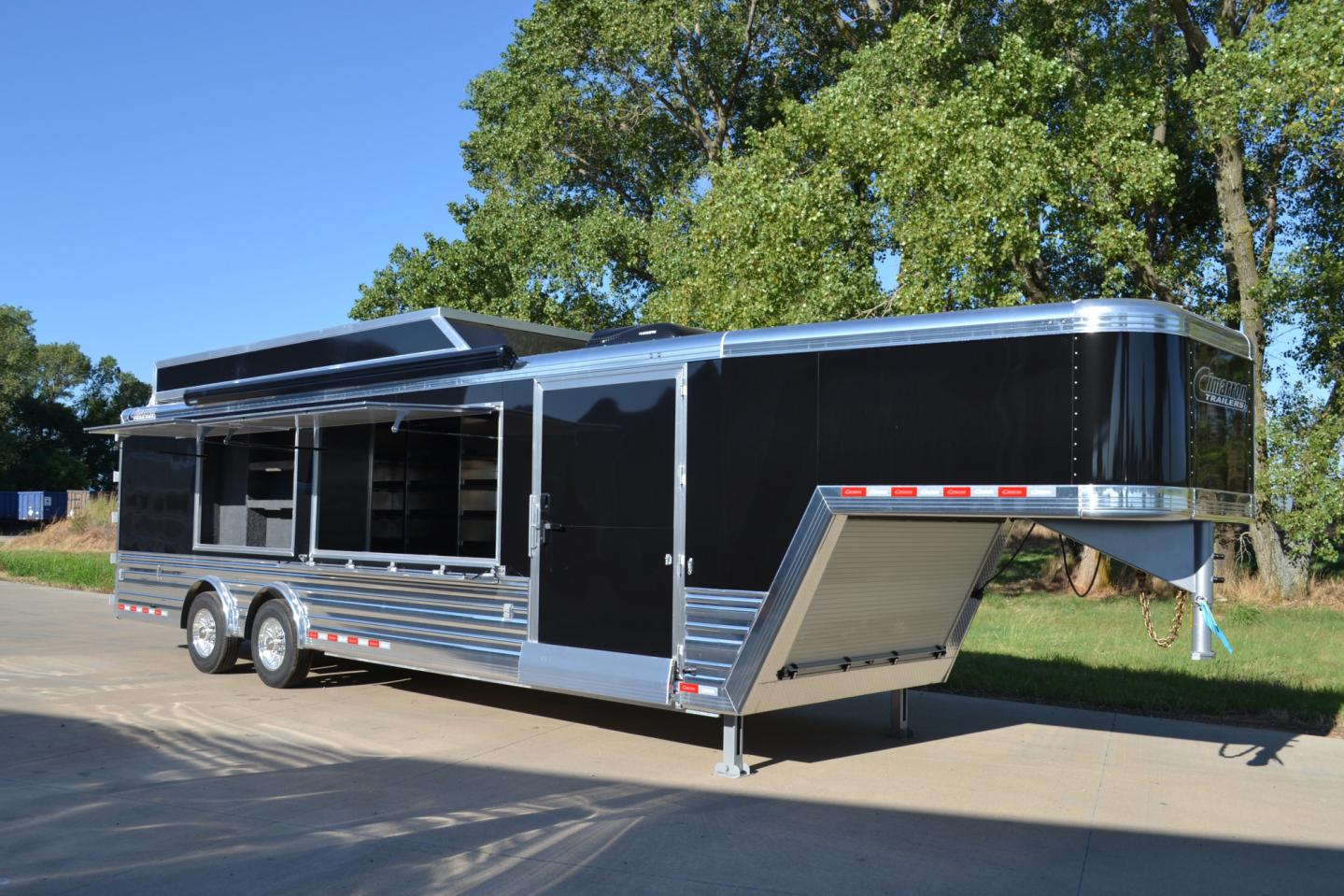 Black Transtar 28&#039; x 8&#039; Show Supply Trailer #12576