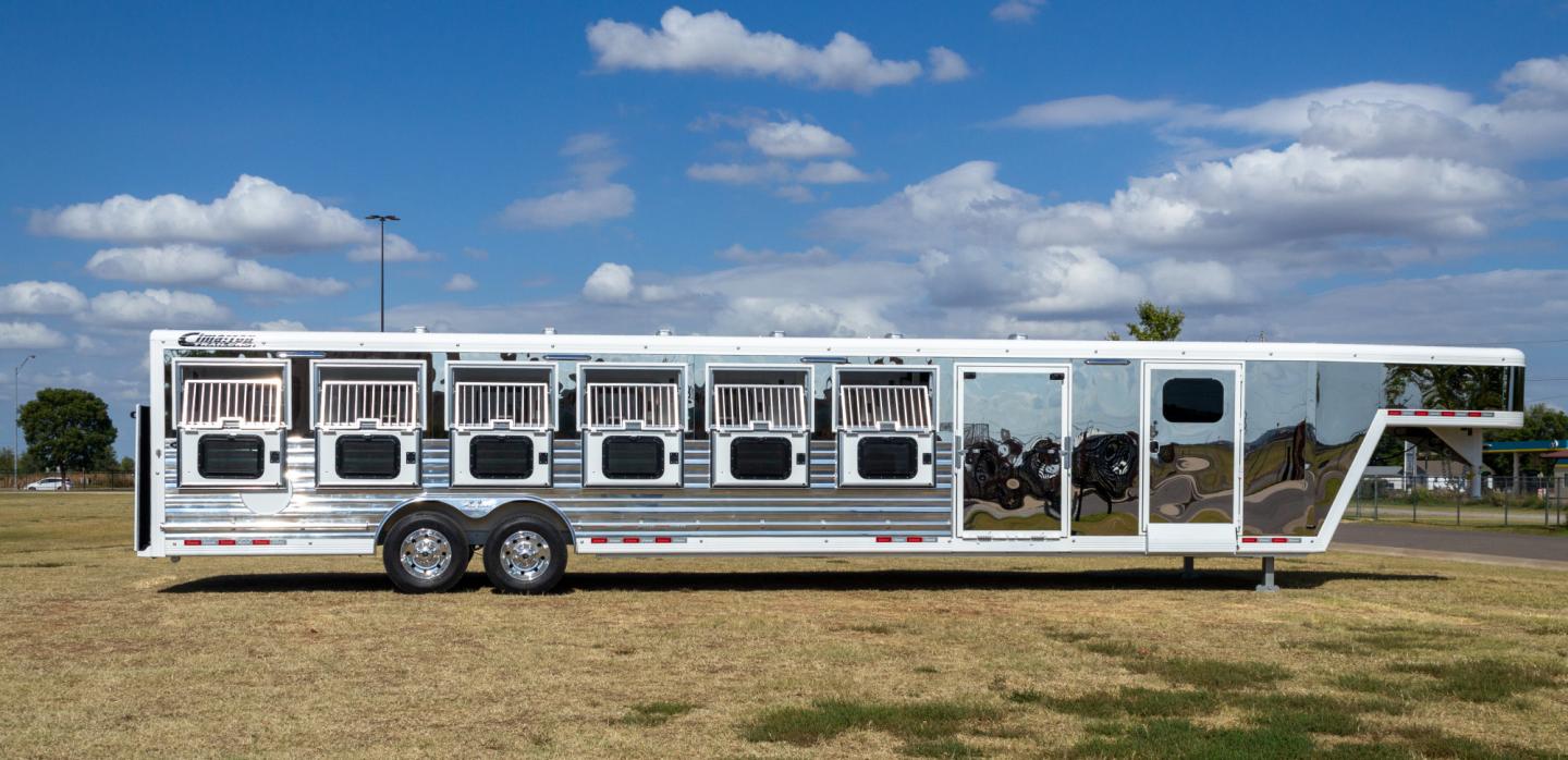 Stainless Polished Aluminum with White Painted Top Rail Showstar LX