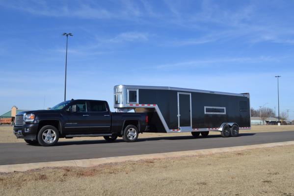 Black Transtar 24&#039; Snowmobile Trailer