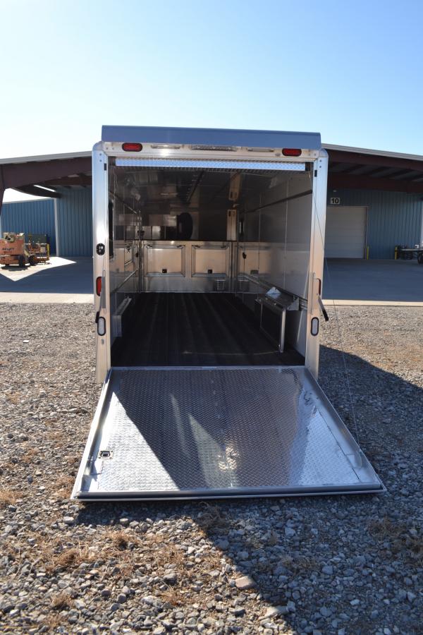 Black Transtar 24&#039; Snowmobile Trailer