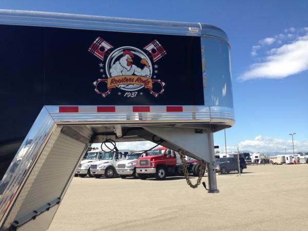 Black Transtar Custom Car Hauler