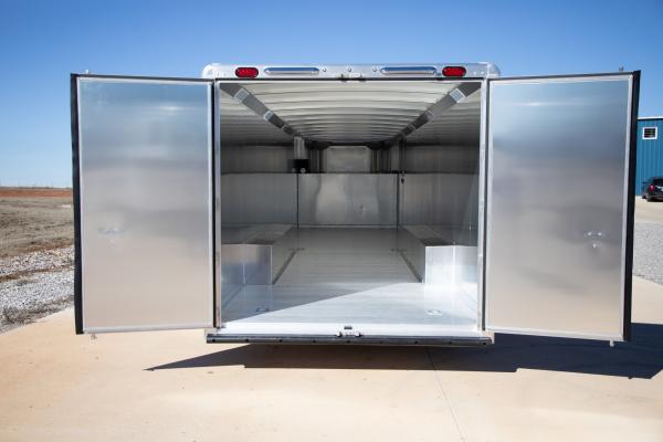 White 32ft Transtar Cargo Trailer