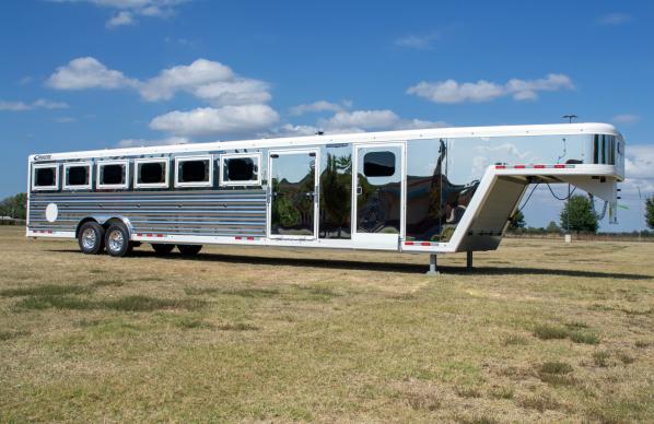 Stainless Polished Aluminum with White Painted Top Rail Showstar LX