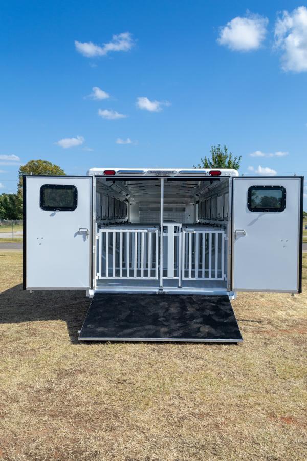 Stainless Polished Aluminum with White Painted Top Rail Showstar LX