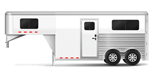 Norstar Straight Load Gooseneck side profile